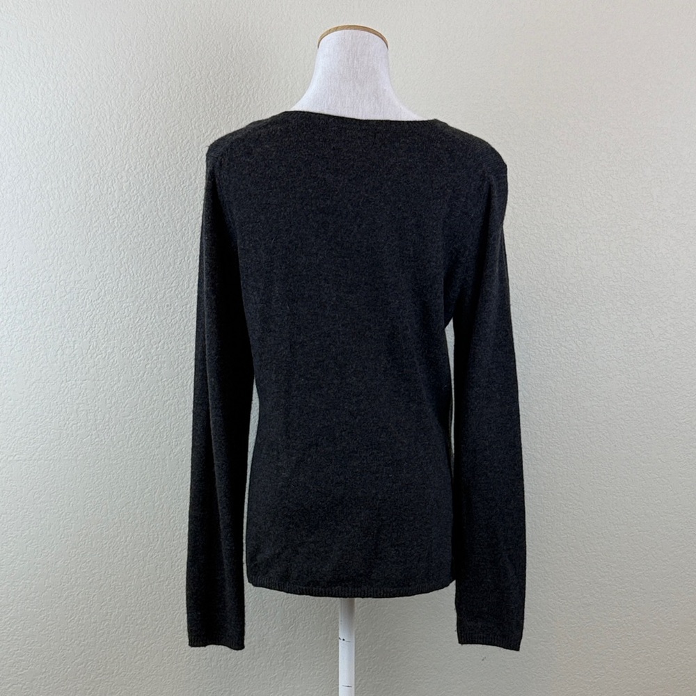 Peck & Peck 100%‎ Cashmere Women's Black Sweater Top L - Picture 4 of 9